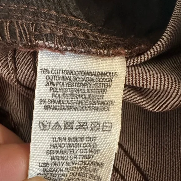 Free People Leopard Print Ankle Jeans - Brown and Black Size 30 - Picture 6 of 7